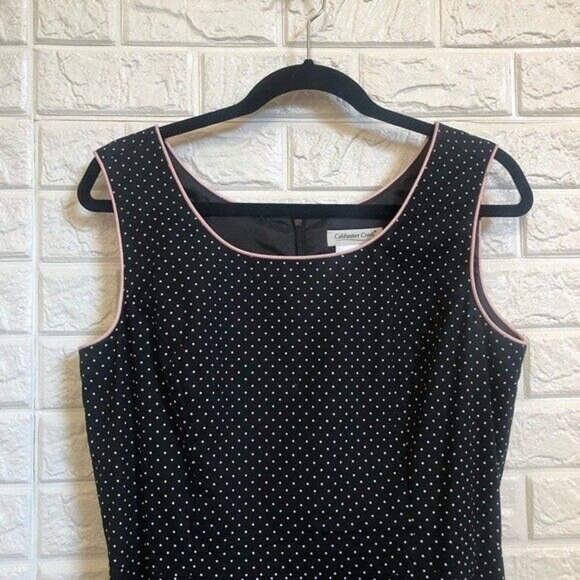 Coldwater‎ Creek Polk dot embroidered scallop edge - Picture 3 of 6